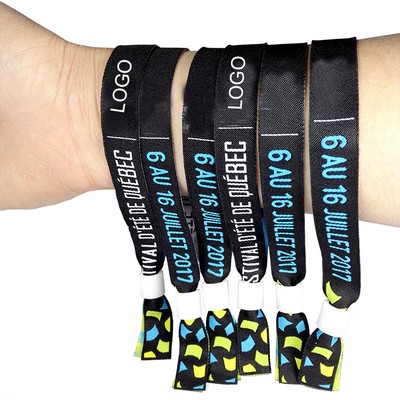 3/4" Fabric Wristband Full Color Dye Sublimation