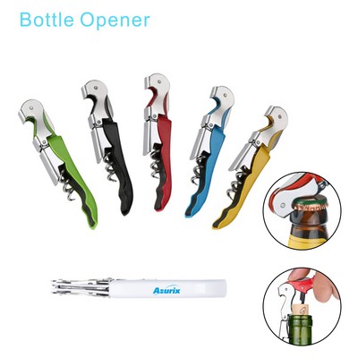 Classic Stainless Steel Waiter's Corkscrew Wine Bottle Opener