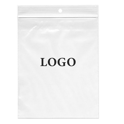 Ziplock Printed Bags With Hang Hole