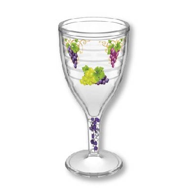 12 oz Double Wall Wine Goblet