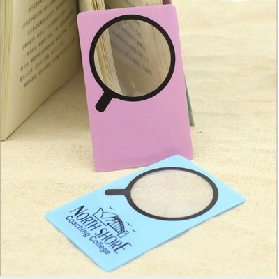 3 Times Portable PVC Card Magnifier