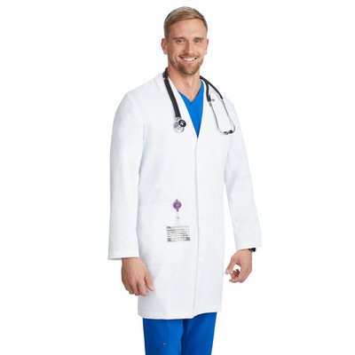 Healing Hands - The White Coat - Men's Six-Pocket 38.5" Luke Lab Coat