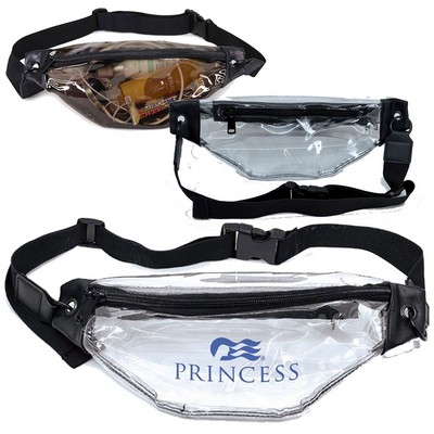 Transparent Black Fanny Pack