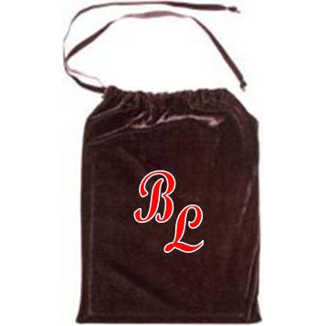 Velvet Embroidered Drawstring Presentation Bag- Holds 8" x 10" Plaque/Acrylic