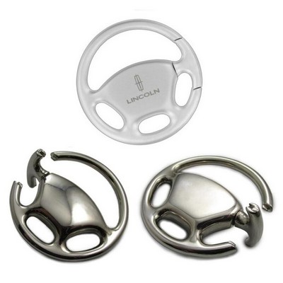 Twist Open Steering Wheel Keychain