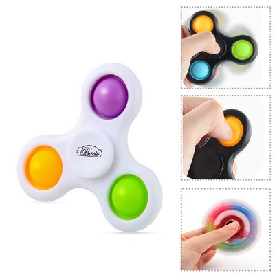 Colorful Fidget Spinner 3 Fingers Toys