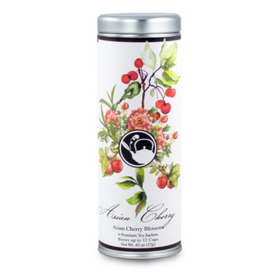 Tea Can Asian Cherry Blossom- Small