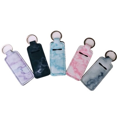 Neoprene Lipstick Holder Case Keychain