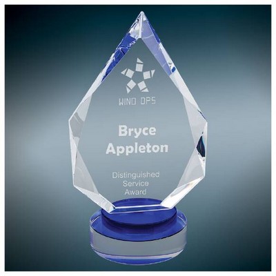 Kent Diamond Crystal Award, 8 1/4"H