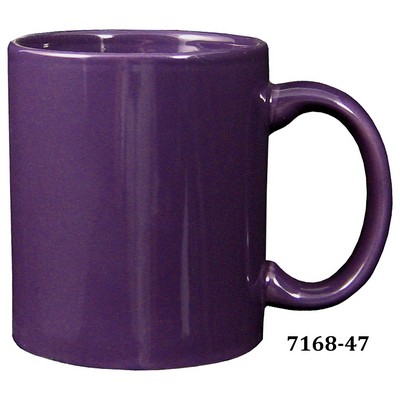 11 Oz. C Handle Mug, Purple