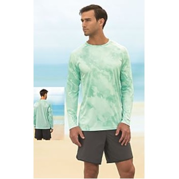 Paragon® Adult Cabo Long Sleeve Watermark Print Tee Shirt