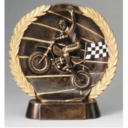 Resin Plate Motocross Award