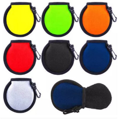 Portable Golf Ball Cleaner Pouch Pocket