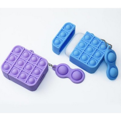 Pop Bubble Silicone Fidget Earphone Case Cover