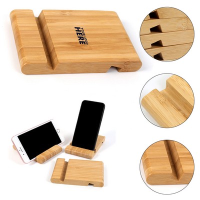 Bamboo Cell Phone Stand