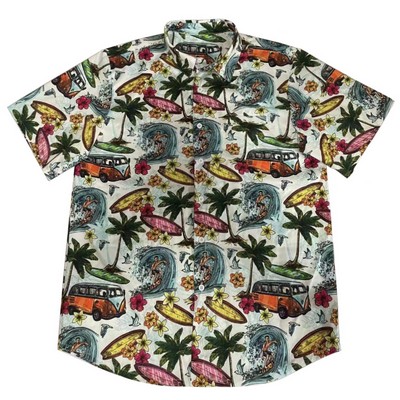 Hawaiian Stretch Button Down Shirt