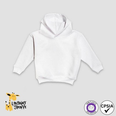 Toddler Fleece Hoodie - White or Natural - 100% Polyester - Laughing Giraffe®