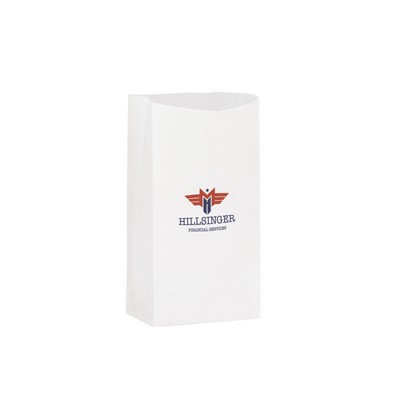 White Kraft Popcorn 2# SOS Bag with Full Color Digital Print (4 1/8 x 2 3/8 x 7 3/4)