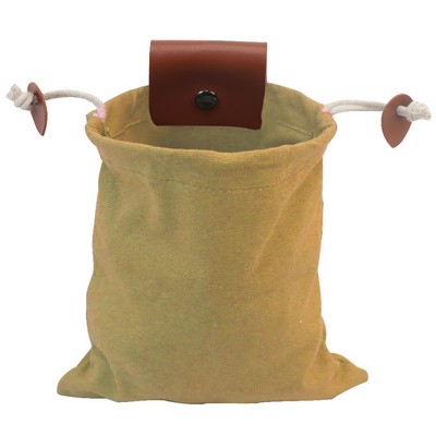 Canvas Foraging Belt Bag with Tactical Gear Clip