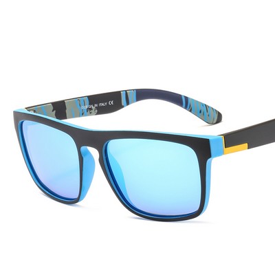 Two-Tone Plastic Sunglasses