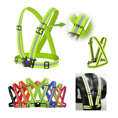 Reflective Elastic Safety Belt