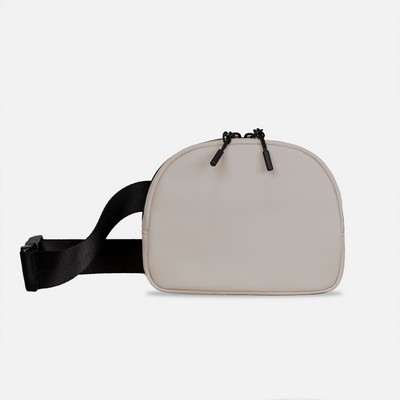 Everyday Belt Bag, Gray Faux Leather