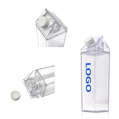 17Oz Milk Carton Water Bottle