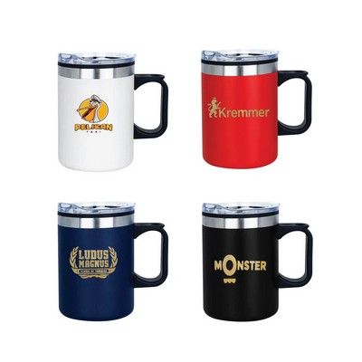 14 Oz. Double Wall Camp Mug w/Handle