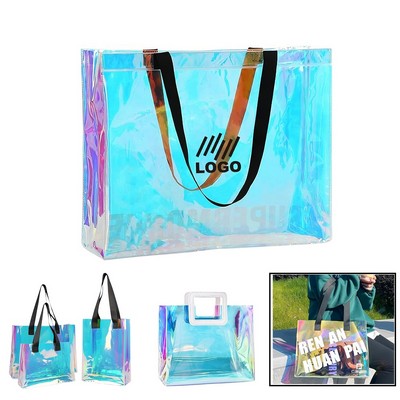 Holographic Clear Tote Bag