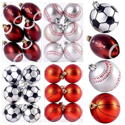 Christmas Sports Ball Ornaments