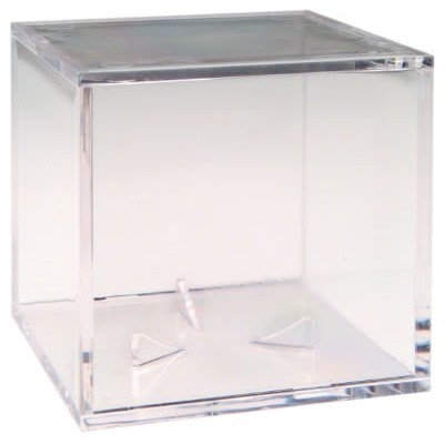 UV Baseball BallQube Display Case with Grandstand Holder