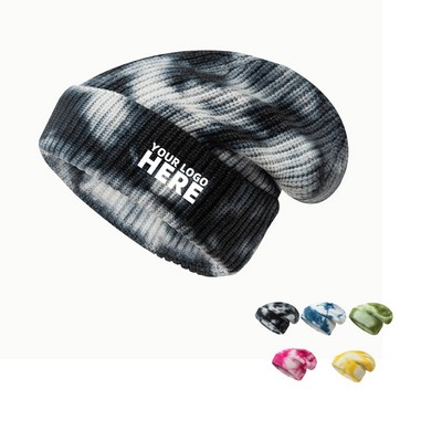 Tie Dye Knitted Beanie