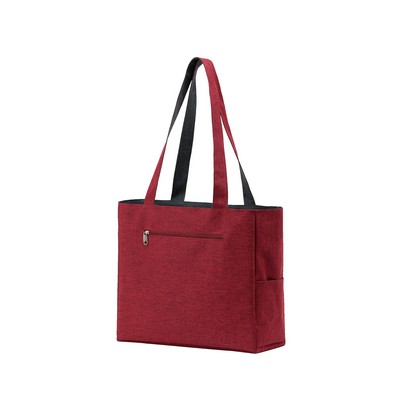 Red Heather Reversible Tote