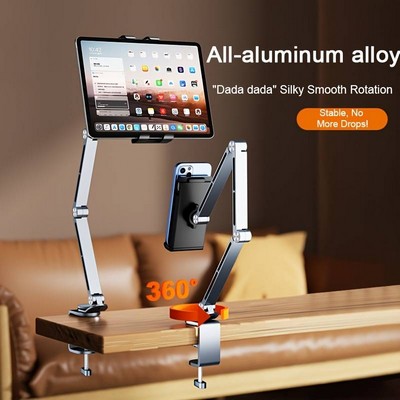 Aluminum Alloy Rotatable Plate Bracket Tablet Phone Holder