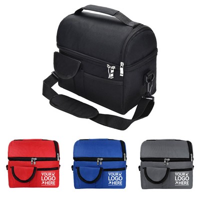 Insulated Lunch Bag w/Adjustable Strap