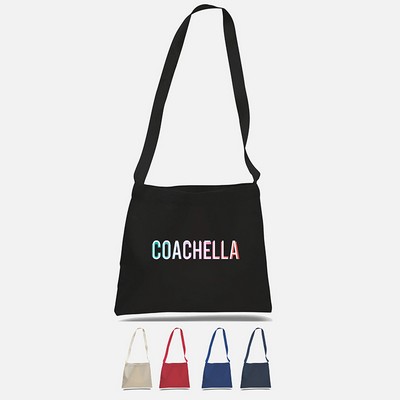 Full Color Heavy Canvas Crossbody Bag (14" x 12")