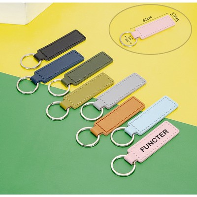 PU Leather Keychain for Car Home Key Ring Strap Holder Lanyard Women Men Universal Key Fob Keychain