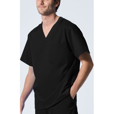 Landau Proflex Men's 2 Pocket V Neck Scrub Shirt