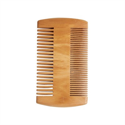 Natural Wood Beard Combs