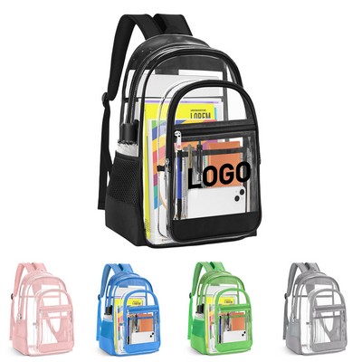 PVC Large Capacity Transparent Schoolbag