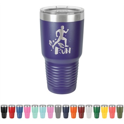 Polar Camel 30 oz Vacuum Insulated Tumbler with Clear Lid