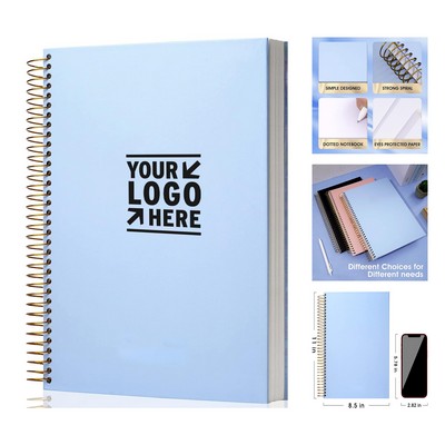 8.5" x 11" Large Graph Spiral Notebook, 210 Pages