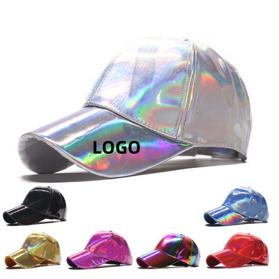 Adjustable Shiny Baseball Cap