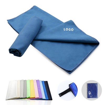 Microfiber Double-Sided Velvet Quick-Drying Sports Towel