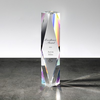 Executive Crystal Tower Award 7.87" H