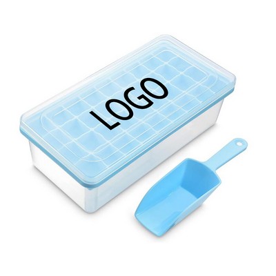 Ice Cube Tray With Lid and Bin