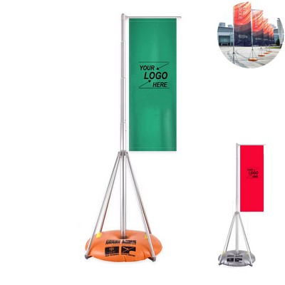 Water-Filled Outdoor Advertising Flagpole Base