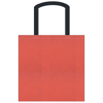 Econo Tote bag 16"X16" -Cross-stitched Handles-100% Cotton Assorted colors Canvas-Webbing Handles