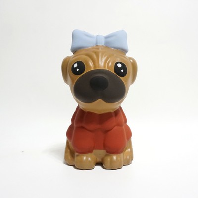 Slow-Rebound Bow Dog Stress Ball