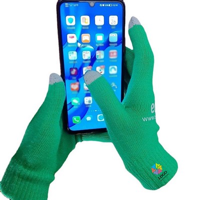 Unisex Knitted Touchscreen Gloves Stretch Texting Mittens